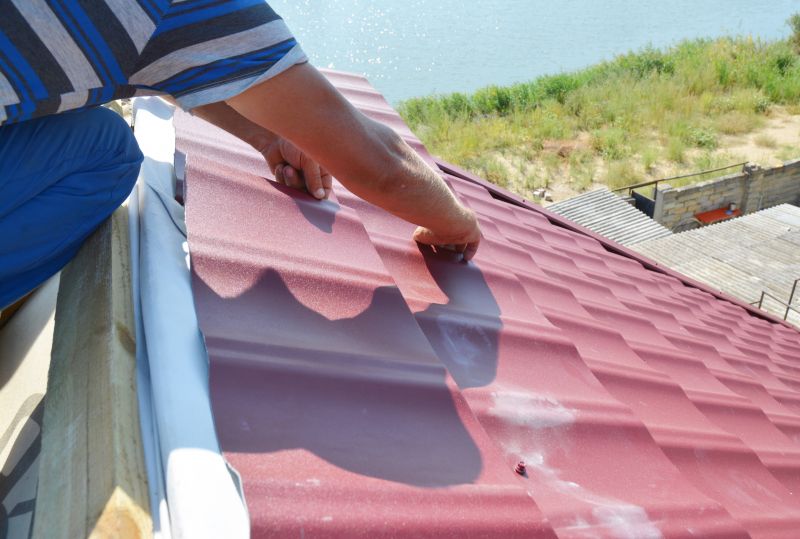 Metal Patio Roof Repair detail